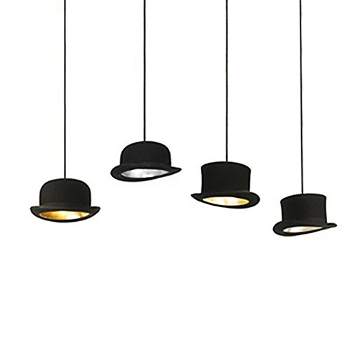 bowler hat chandelier