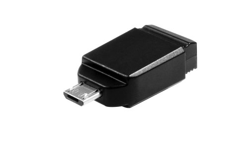 Verbatim Store n Stay Nano OTG 8GB Speicherstick USB 2.0 inkl micro-USB Adapter schwarz - 5