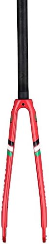 XHN Full Carbon Mountain Bicycle Fork Suitable For All 700C Road Wheels (Red)