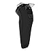 BROADCARE Rechargeable Waterproof Electric Shaver Men's 360 Rotary Cordless Electric Shaving Razors with 3 Floating Heads - Black