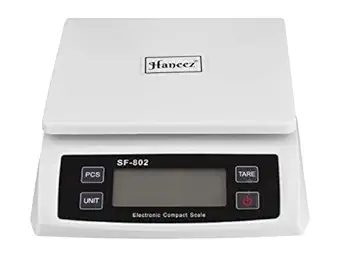 Haneez SF-802 Digital Jewellery, Gold & Silver Ornaments Weight Measuring Machine Weighing Scale 30 KG, Accuracy 1 gm, Adapter Included