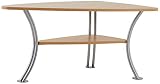 Tamaño: 90 x 55 cm. Alfa-Tische M451 Mesa de Centro Speed, 90 x 55 cm, Madera de Haya en Forma de cuña