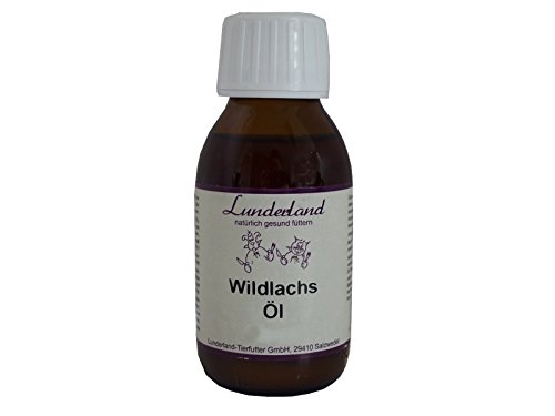 Lunderland Wildlachsöl 500ml Glasflasche, Einzelfuttermittel für Hunde