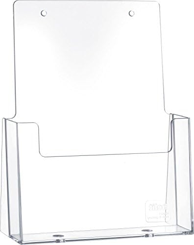 HelitH2352102 – Table Display Shelf for DIN A5 Portrait – Transparent