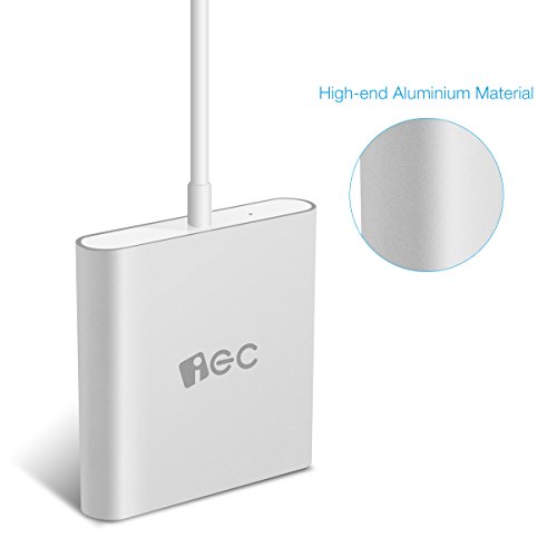 EC Technology Typ C USB 3.0 Hub mit Ladeanschluss&HDMI Port&Typ-C Port&USB 3.0 Port für Windows 7/8/10, Macbook OS 10.8 oder weitere Versionen, Chrome OS - 7