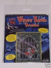 HALLOWEEN: WINDOW BANNER DECORATION - DRACULA (2 PACK)