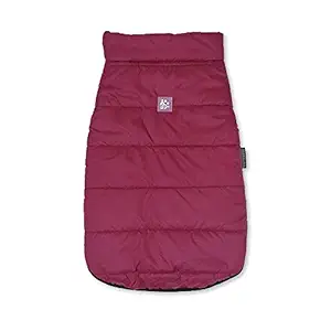 Dear Pet Quilted Jacket for Dogs in Maroon (XXL)