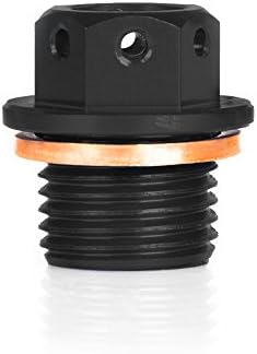 RACEFOXX BMW S1000R/RR/HP4/XR Oil Drain Plug with Magnet, Black