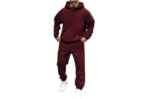 Didadihu Jogginganzug Herren Trainingsanzug Hausanzug Mit Oversized Essentials Pullover Y2K Stussy Hoodie Und Baggy Baumwolle Jogginghose Lang Trainingshose Jogger