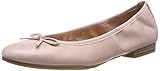 Weiches Leder Tamaris Damen 1-1-22116-22 599 Geschlossene Ballerinas, Pink (Rose Pearl 599), 38 EU