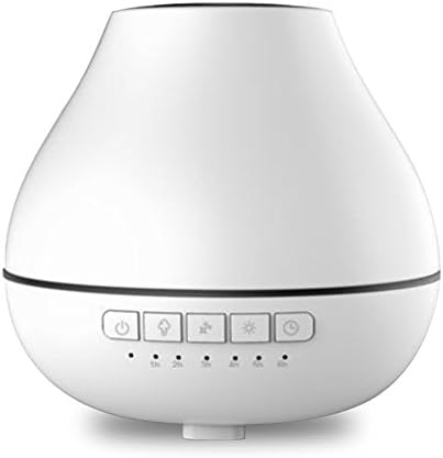 YIXIN Air Humidifier / Purifier Aromatherapy Machine PP Timing Function Music Player UV Sterilization Automatic Shutdown Without Water 4 Color Nightlights Health and Safety Energy Saving 220ML White ( Color : White )