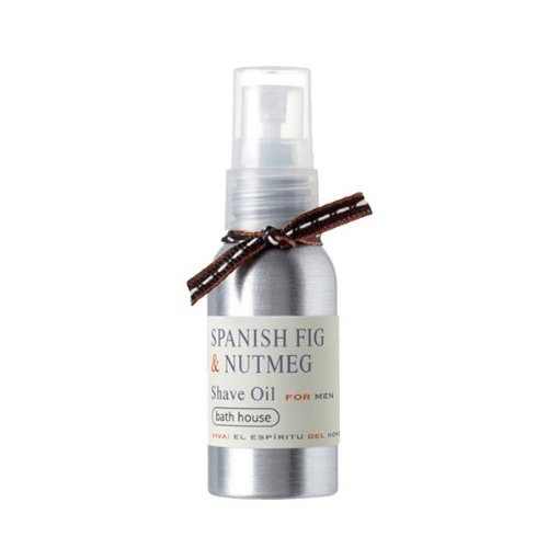 Bath House Spanish Fig & Nutmeg Shave Oil 30ml