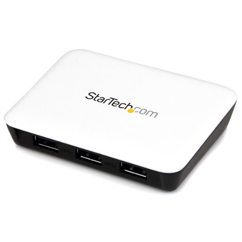 StarTech 3 Port USB 3.0 Hub mit Gigabit Ethernet - Powered USB3 mit Ethernet