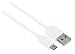 Produktbild Kit Micro USB Datenkabel/Ladekabel/Sync-Kabel Kompatibel mit Smartphones, Tablets und MP3 Geräten einschl. Samsung Galaxy S2/S3/S4/S5/S6/S6 Edge/S6 Edge+, Galaxy Note 2/3, Galaxy Tab 2/3/4, Sony Xperia Z1/Z2, HTC One/One M8 und Google Nexus 5/7/10 - Weiss