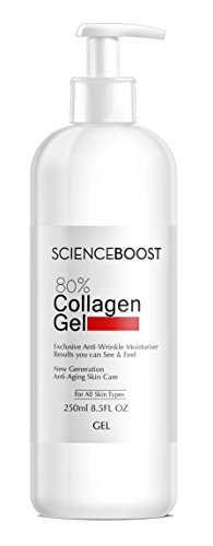 80% COLLAGEN & ELASTIN ANTI AGING-ANTI WRINKLE MOISTURISER-EXTRA STRONG COLLAGEN CONTENT-LUXURY PRODUCT 250ml