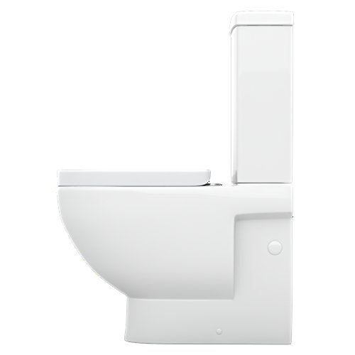 Fossil Natura Sanitario - Inodoro Serie Marsella Salida Dual - Incluye Tapa Amortiguada