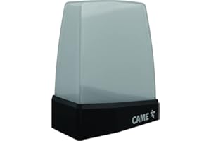 CAME KRX, Feu de signalisation à LED, alimentation 24 V, dôme blanc, idéal pour les systèmes d'automatisation et de sécurité