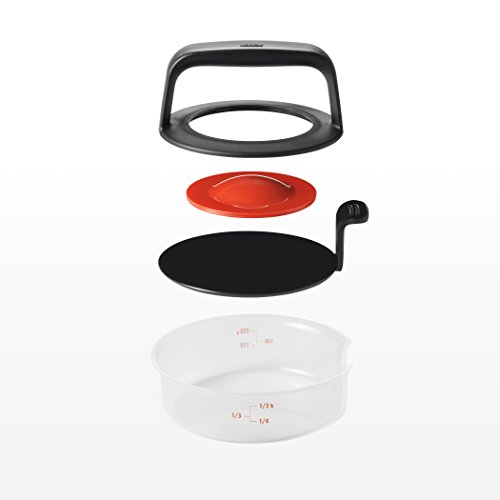 OXO Good Grips 11153800 Burgerpresse, Kunststoff, mehrfarbig, 14 x 14 x 6 cm - 4