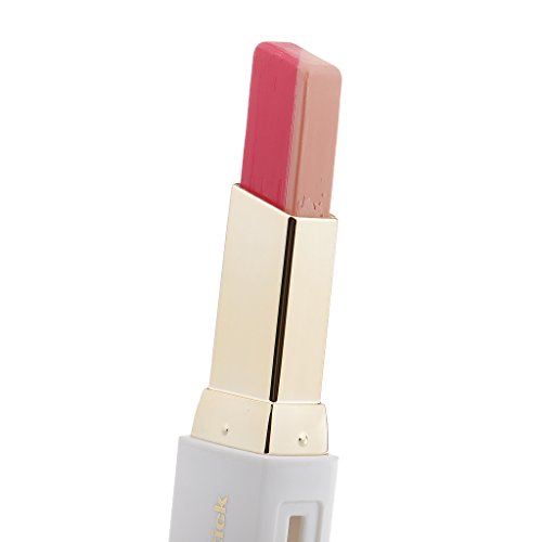 MagiDeal Dual-Farben Lippenstift Feuchtigkeitsspendende Farbverlauf Mode Make-up Lip Balm Langanhaltende Lip Gloss – # 1 - 4