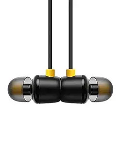 In-Ear earphone For Xiaomi Redmi Y2 (Redmi S2) Universal Earphones Headphone | Handsfree Headset Music with 3.5mm Jack Hi-Fi Gaming Sound Music Wired in-line Mic Volume Control Passive Noise Cancelling Dynamic Original Best High Sound Quality Tangle-free Earphone R20 - Black