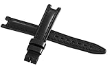 Tag HEUER Uhrenarmband, Leder, 13 mm, Schwarz