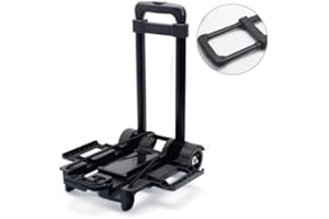 Y-NUT Diable Pliable de 35 kg - Diable Robuste Multifonction - Chariot à Bagages Portable pour Voyage, Voiture, Bureau, Chariot Pliable