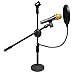 Produktbild Tianzhiyi Klein und fein Mikrofon-Pop-Filter mit Double-Layer-Sound Shield Guard-Windschutz Pop-Filter for Blue Yeti, Rode, Samson und andere Aufnahmestudio Exquisite und langlebig