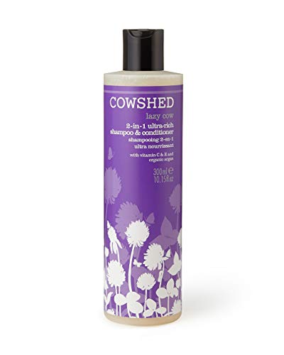 Cowshed Lazy Cow 2-in-1 Rich Champú y Acondicionador 300 ml
