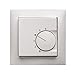 Produktbild Halmburger Raumthermostat RTR-5510rg inkl. Berker S.1 1-fach Rahmen 10118989 polarweiss glänzend