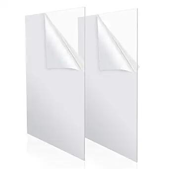 BIGIMALL Acrylic Plexiglass DIY Projects (2mm, Transparent, 12