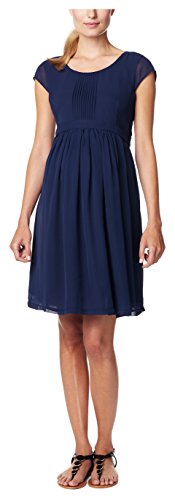 ESPRIT Maternity Women's Pencil Short Sleeve Maternity Dress -  Blue - 8