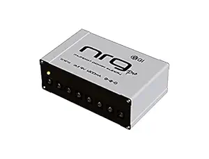 Gigi s Nrg Guitar Pedal Power Supply 9v 1 Amp 8 Ports Dc Output in & out Protection frost white