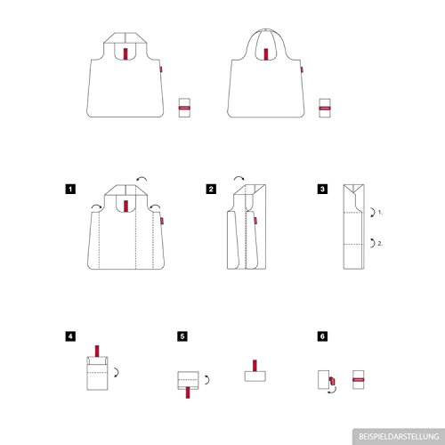 reisenthel mini maxi shopper black Einkaufsbeutel Faltbeutel schwarz – AT7003 - 2