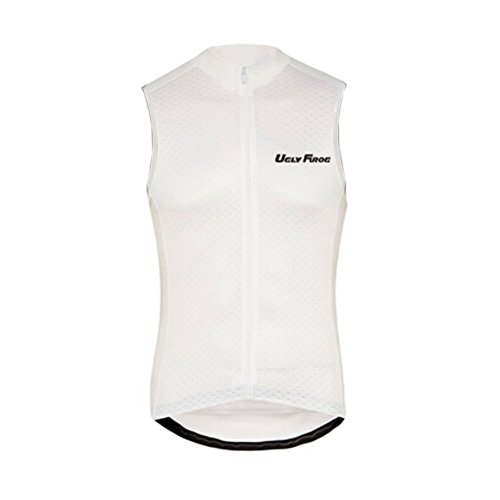 Uglyfrog RWE11 sans Manches de Cyclisme pour Hommes Course Maillot Cyclisme Triathlon Vélo Vêtements Vest Hiver/Automne Thermique Triathlon Gilet Vêtements de Sport de Plein air Cyclisme Maillot