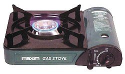 Preisvergleich Produktbild Tragbare Gasherd mit Reise-Etui [Gartenartikel]