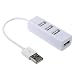 Produktbild Switchali Mini USB 2.0 Hallo-Speed 4-Port-Teiler-Naben-Adapter für PC Computer (Weiß)
