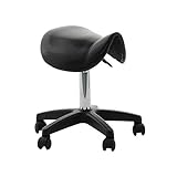 Height Adjustable Massage Spa ergonomic Stool Saddle Seat Rolling Hairdressing Manicure Pedicure Salon Chair