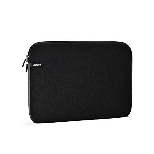 Laptop Hülsen Kasten Beutel 11-15.6 Zoll Wasser-beständiger Neopren weicher Notizbuch Computer Fall Tablette Aktenkoffer Carring Beutel-Abdeckung für Macbook Air Pro / Oberfläche / Notizbuch Computer / Tablette PC / Ultrabook durch Kilokelvin (14.1 schwarz))