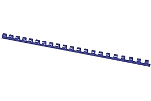 OFFICER PRODUCTS Binding Combs Office Products A4 10mm (65 Sheets) 100 Pcs Blue/Presentation/Type-21 Rings/Kind-Spiral/Material-Plastic/Colour-Blue/Format-A4 / Size-10mm