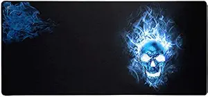 Pruthvik Large Size XXXL (900mm x 400mm x 3mm) Extended Gaming Mouse Pad with Stitched Embroidery Edge, Premium-Textured Mouse Mat, Non-Slip Rubber Base Mousepad for Laptop/Computer