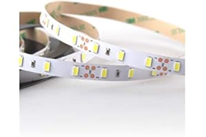 PIANETA LED Rouleau de 5 mètres ruban 300 LED 5630 Epistar neutre blanc 4500 K pour intérieur IP20 5 m avec adhésif double face