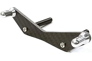 Integy RC Model Precision Machined Front Body Mount Set Designed for HPI 1/10 Scale Crawler King