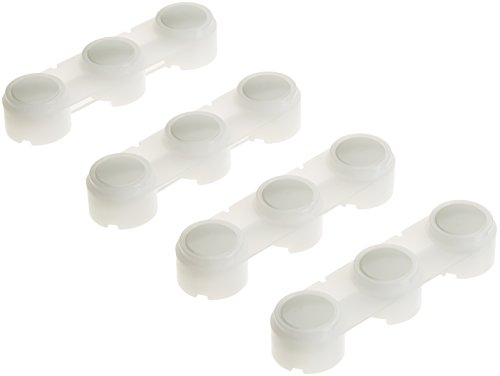 Preisvergleich Produktbild Ritto Tasteneinheit 3-fach, 4-Stück, weiß, RGE1276450