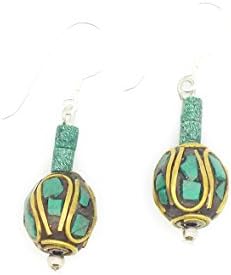 tanglz and Turquoise Clip On Earrings Solid Silver 925/1000, Stone Chakra Stone Spa Body Lotion Free Shipping with Tracking