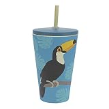 Además, el vaso es reutilizable, sostenible, sin BPA, apto para lavavajillas, inodoro, insípido y no apto para microondas.