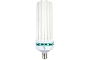 Senua 300W Dual Spectrum (6400k+2700k) CFL Grow Light Lamp Bulb - Blue Spectrum for Seed Starting and Red Spectrum for Flowering and Fruiting, Hydroponics and Indoor Garden