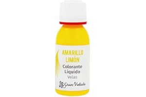 GRAN VELADA Colorante liquido per candele giallo limone, concentrato ed economico, ideale per la tintura di paraffina. Porta gioia e vitalità alle tue candele. | 30 ml