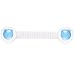 5X Child Infant Baby Safety Appliance Fridge Drawer Cupboard Cabinet Door Lengthened Lock Blue