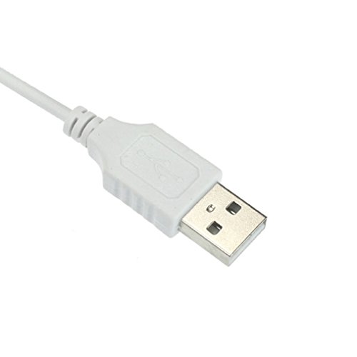 7 Ports USB 2.0-HUB mit On/Off Schalter Power Adapter für Desktop Laptop PC – Ularma (weiß) - 4