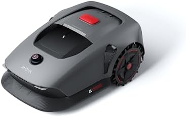 MOVA 1000 Robot Tosaerba Senza Filo Perimetrale, Mappatura 360° 3D LiDAR per 1000 m², Ostacoli Intelligenti, App Control, Ruote Fuoristrada, Taglio a U, Ricarica Rapida
